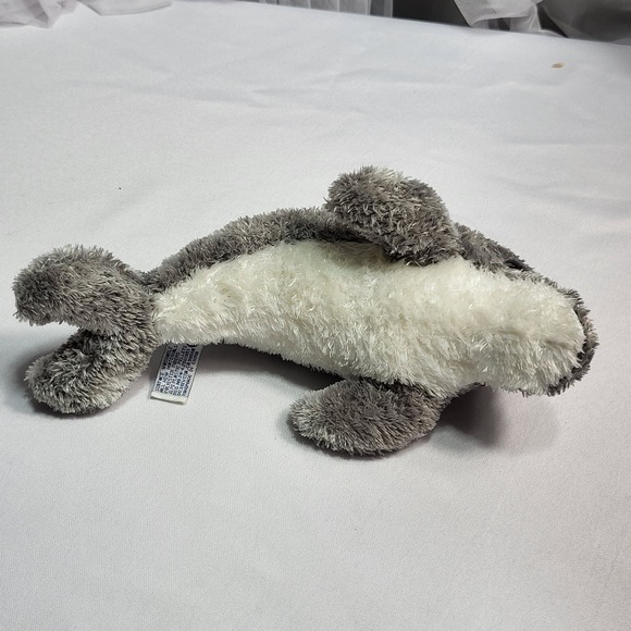 Aurora World Grey Dolphin 10" Plush Stuffed Sea Ocean Animal Toy - Picture 8 of 9